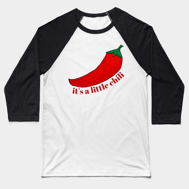 Little Chili Baseball T-Shirt by natees33